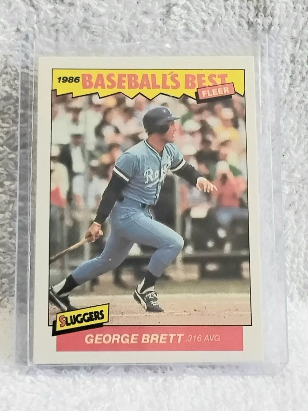 5/$20 Mint 1986 Fleer George Brett Baseball's Best Sluggers MLB Card 3!!